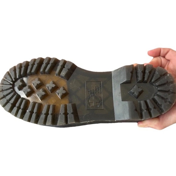 Dr. Martens Sinclair Platform Boots White Leather Front Zip Size 7 - Picture 9 of 13